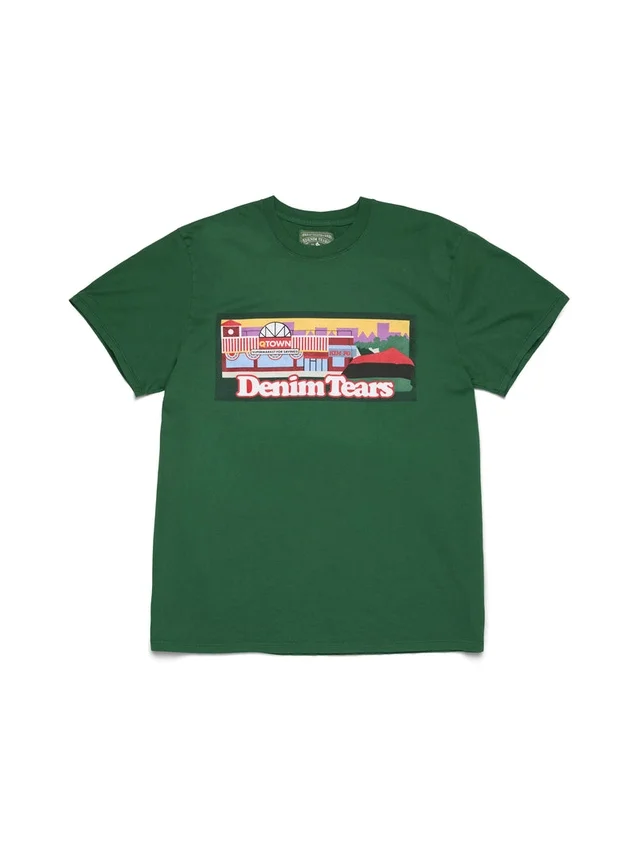 Maglietta Liberty Rock Skyline verde