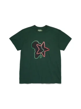 Maglietta Pan-African Star verde