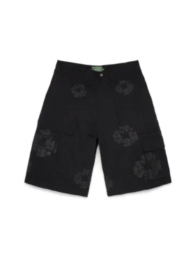 Pantaloncini cargo Mono Wreath neri