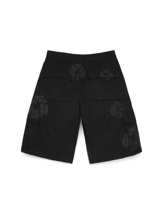 Pantaloncini cargo Mono Wreath neri