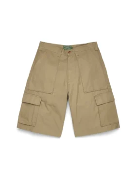Pantaloncini cargo stagionali color beige