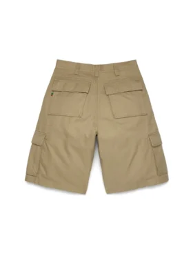Pantaloncini cargo stagionali color beige