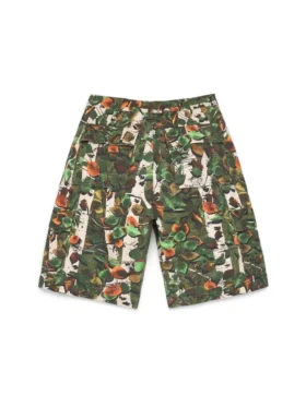 Pantaloncini cargo stagionali mimetici
