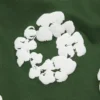 Pantaloncini in cotone con Cotton Wreath, verde