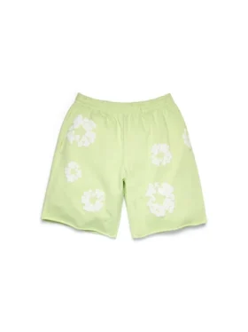 Pantaloncini in cotone Cotton Wreath color menta