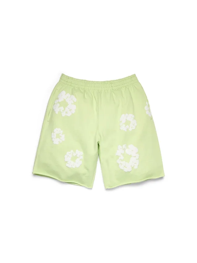 Pantaloncini in cotone Cotton Wreath color menta