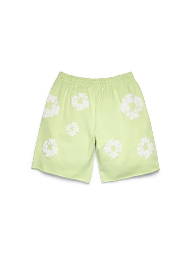 Pantaloncini in cotone Cotton Wreath color menta