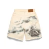 Pantaloncini in Denim Cloud Camo