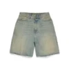 Pantaloncini in Denim con lavaggio sporco