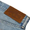 Pantaloncini in Denim con motivo Cotton Wreath, lavaggio chiaro