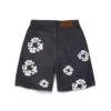 Pantaloncini in Denim "Cotton Wreath" con cimosa