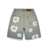 Pantaloncini in Denim "Cotton Wreath" con lavaggio sporco