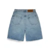Pantaloncini in Denim dal lavaggio chiaro