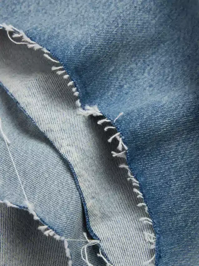 Pantaloncini in Denim dal lavaggio chiaro