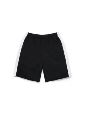 Pantaloncini in felpa a pannelli Denim U, neri
