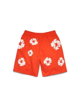 Pantaloncini in felpa Cotton Wreath arancione scuro