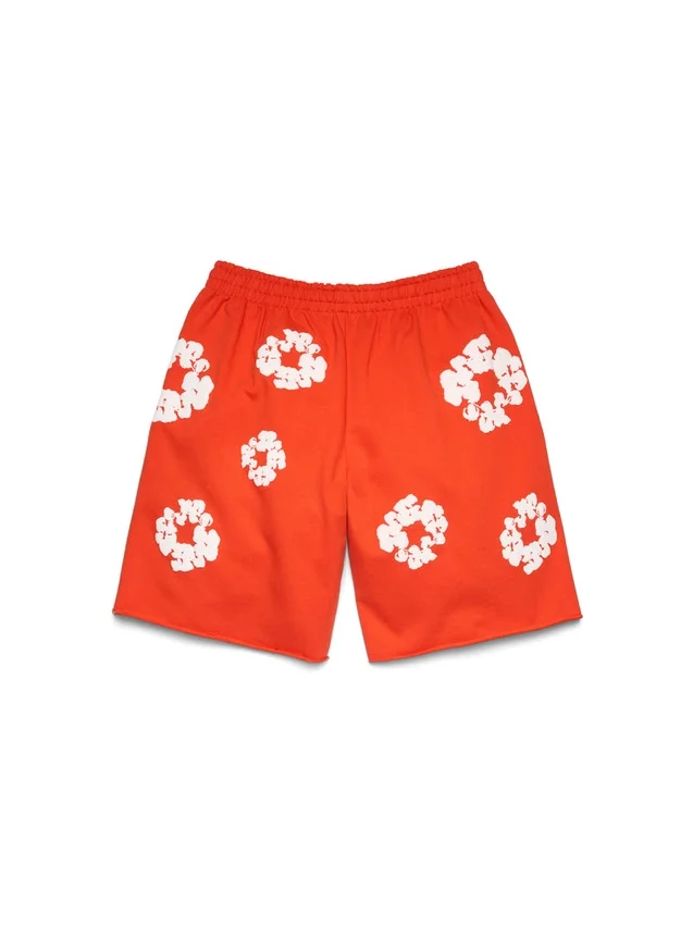Pantaloncini in felpa Cotton Wreath arancione scuro