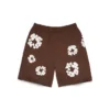 Pantaloncini in felpa Cotton Wreath, marrone scuro