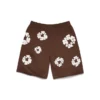 Pantaloncini in felpa Cotton Wreath, marrone scuro