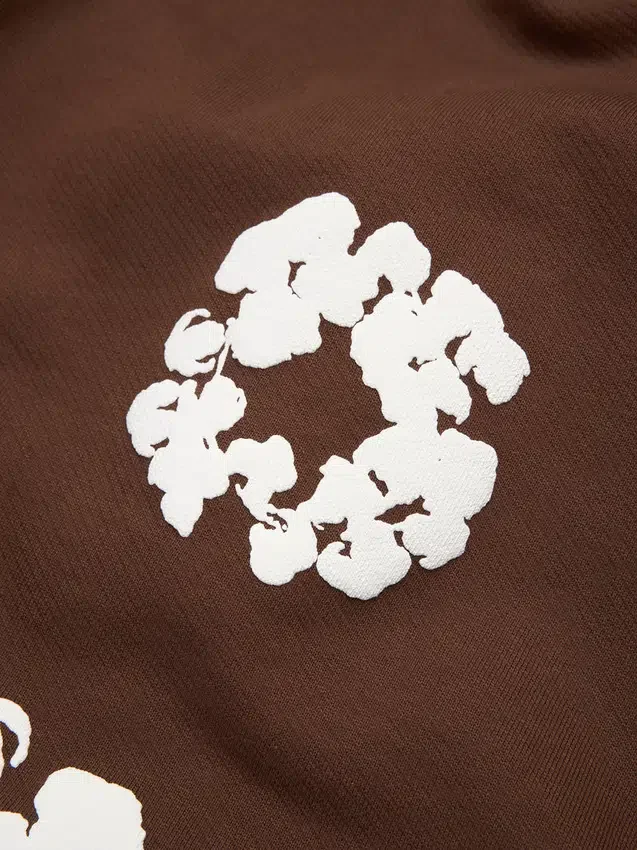 Pantaloncini in felpa Cotton Wreath, marrone scuro
