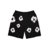 Pantaloncini in felpa "Cotton Wreath" neri