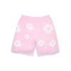 Pantaloncini in felpa "Cotton Wreath" rosa cipria