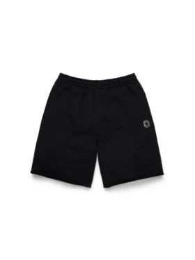 Pantaloncini in felpa Gel Wreath neri