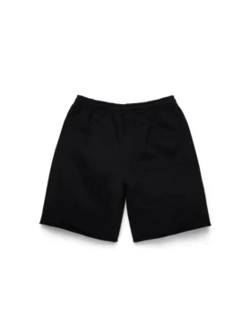 Pantaloncini in felpa Gel Wreath neri