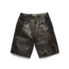Pantaloncini in pelle borchiati Libertas