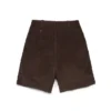 Pantaloncini in velluto a coste con borchie ossidate