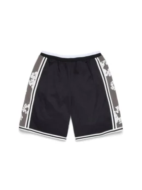 Pantaloncini Olaf con Cotton Wreath in cotone, neri