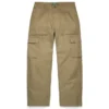 Pantaloni cargo stagionali color cuoio