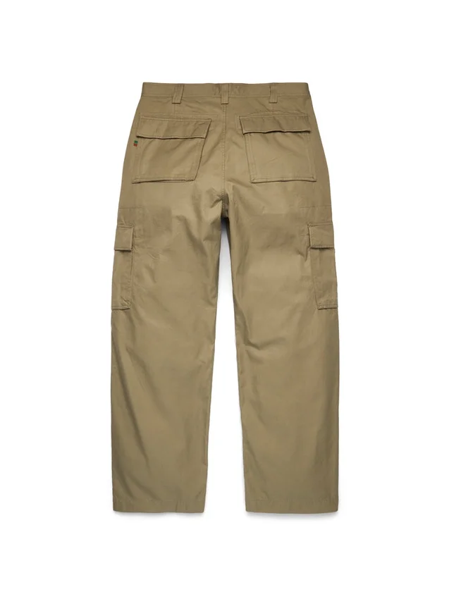 Pantaloni cargo stagionali color cuoio