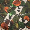 Pantaloni cargo stagionali verde mimetico