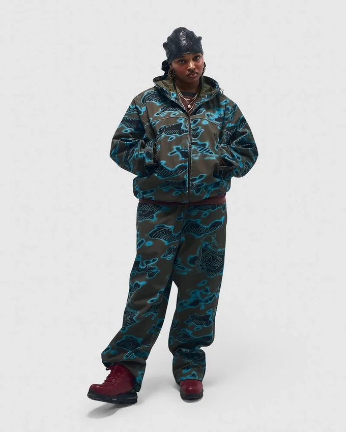 Pantaloni con cuciture nastrate Cloud Camo
