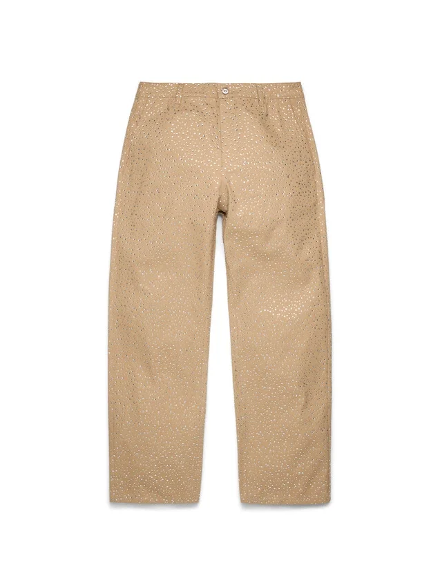 Pantaloni Crystal Chino color cuoio