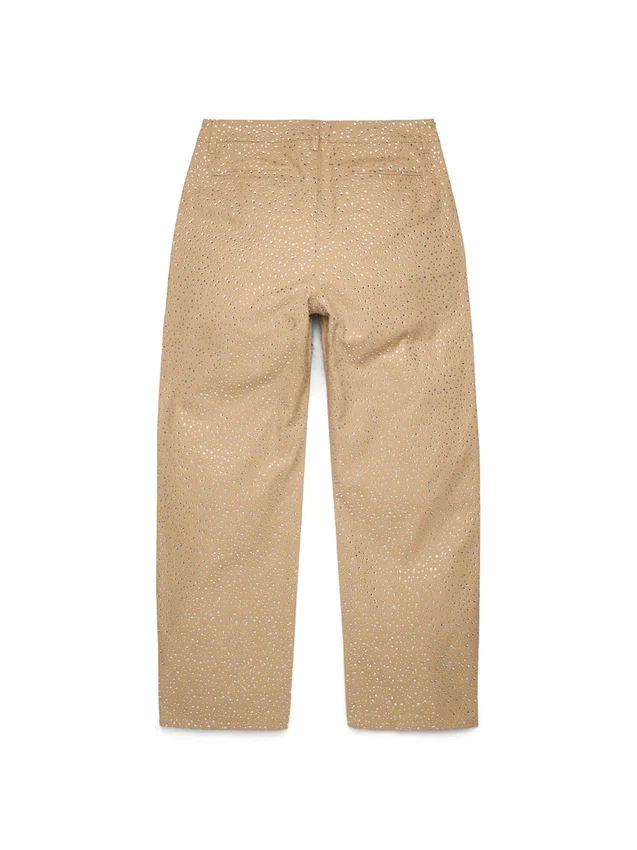 Pantaloni Crystal Chino color cuoio