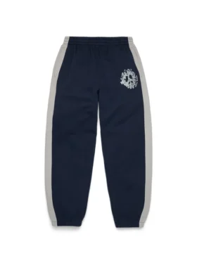 Pantaloni della tuta a pannelli Denim U blu navy