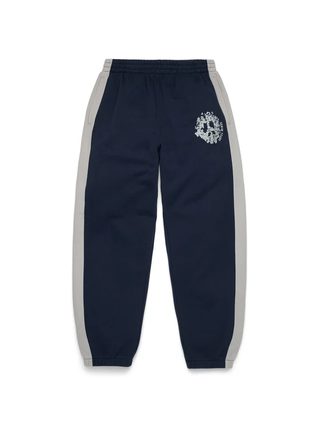 Pantaloni della tuta a pannelli Denim U blu navy