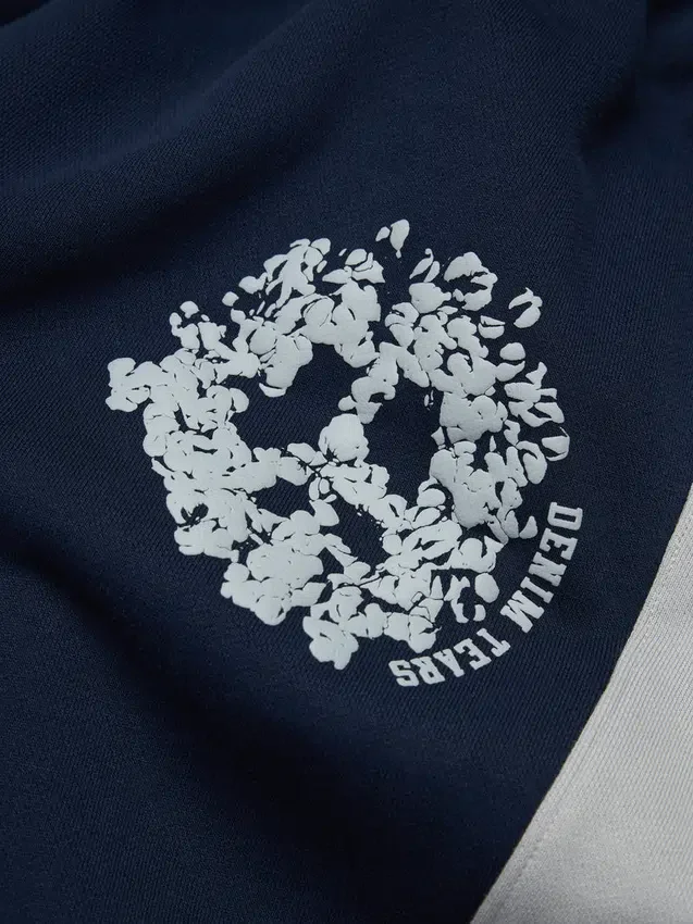 Pantaloni della tuta a pannelli Denim U blu navy