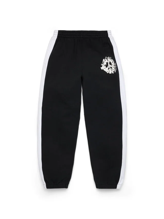 Pantaloni della tuta a pannelli Denim U, neri