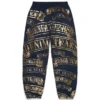 Pantaloni della tuta ADG con stampa "Banner", blu navy