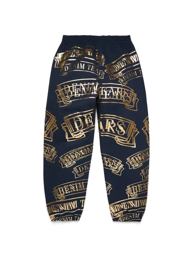 Pantaloni della tuta ADG con stampa "Banner", blu navy