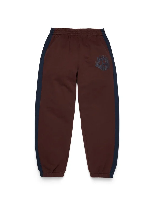 Pantaloni della tuta Denim U a pannelli marroni