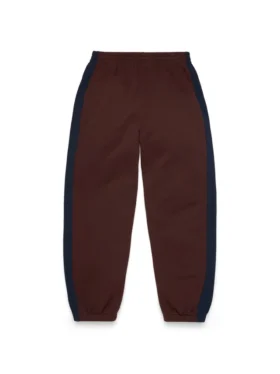 Pantaloni della tuta Denim U a pannelli marroni