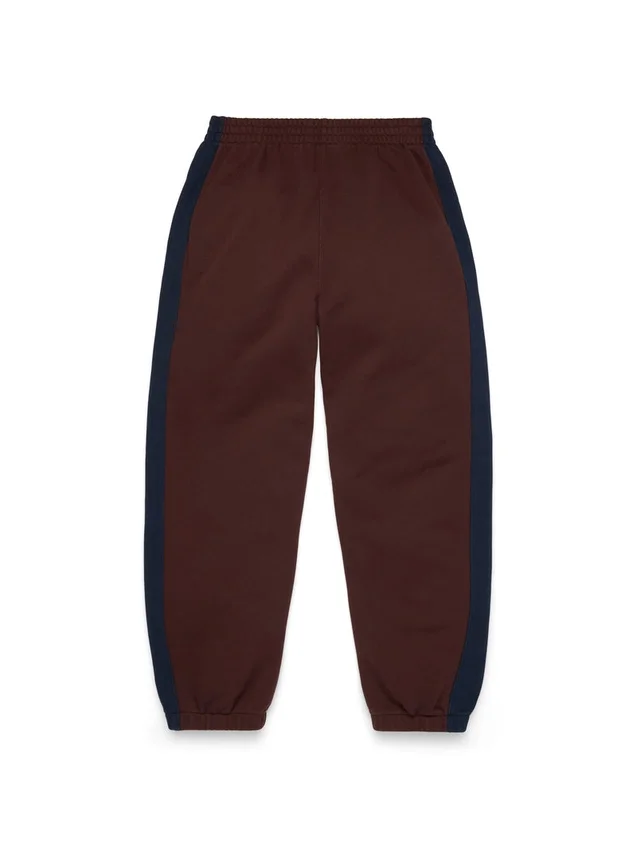 Pantaloni della tuta Denim U a pannelli marroni
