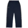 Pantaloni della tuta Denim U con strass, blu navy