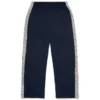 Pantaloni della tuta Denim U con strass, blu navy
