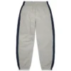Pantaloni della tuta DT a righe con orlo aperto, grigi