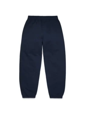 Pantaloni della tuta in ciniglia DT blu